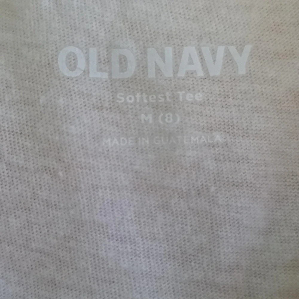 Old Navy Shirt Girls 8 Multicolor Rainbow Stripe Softest Tee Cotton Tagless